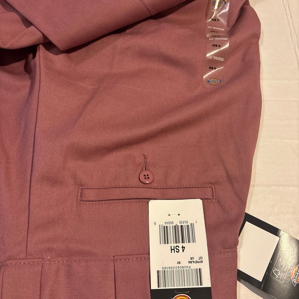 Women’s Ladies Teens Dickies 874 Work Pants - Pink - Size 4 SH - Picture 7 of 12